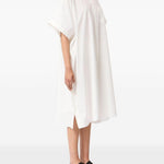 Chemisier con bottoni in bianco Mm6 maison margiela - donna 