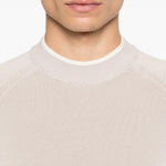 Maglia con design a strati in beige Eleventy - uomo 