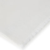 Sciarpa oversize con frange in bianco Brunello cucinelli - donna 