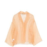 Giacca semi-trasparente emma in beige Antonelli - donna 