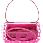 Borsa a spalla 1 dr trasparente in rosa Diesel - donna 