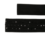 Cravatta con paillettes in nero Antonelli - donna 