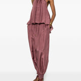 Pantaloni aster con elastico in vita in rosa Zimmermann - donna 