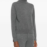 Maglione a collo alto in grigio Gotha - donna 