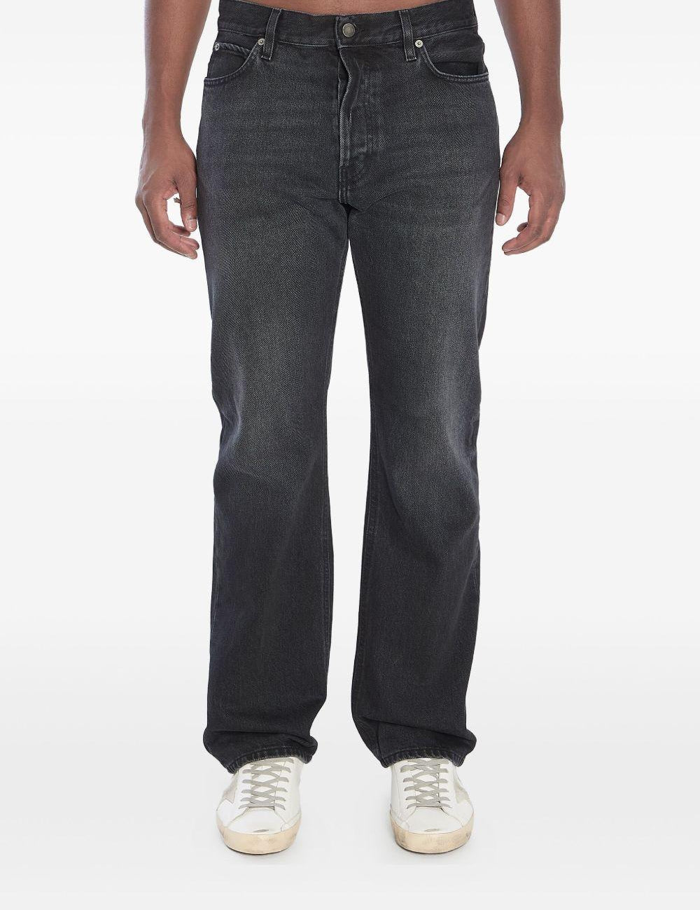 Jeans svasati con cinque tasche in nero Haikure - uomo 