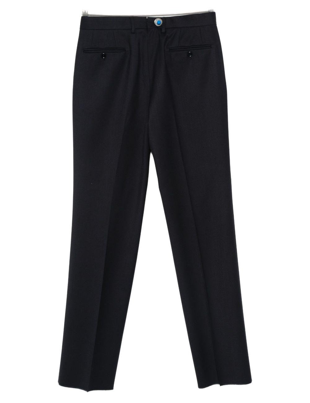 Pantaloni sartoriali in lana blu Lardini - uomo 