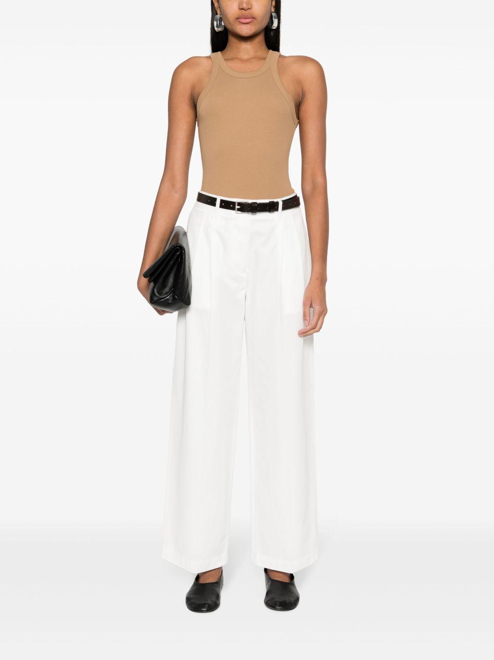 Pantaloni dritta in bianco Toteme - donna 