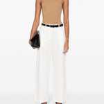 Pantaloni dritta in bianco Toteme - donna 