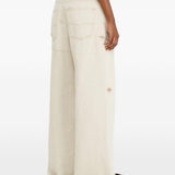 Jeans a gamba larga D-SIRE del 1996 in avorio Diesel - donna 