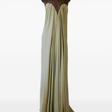 Abito lungo Olivienne in verde oliva The New Arrivals - donna 