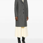 Cappotto monopetto in grigio Harris wharf london - donna 