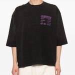 T-shirt con stampa in nero Willy chavarria - uomo 
