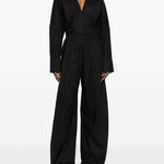 Tuta intera con scollo a V in nero The latest - donna 