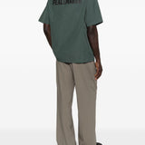 Camicia a maniche corte in verde Oamc peacemaker - uomo 
