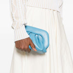 Clutch bios piccola in azzurro Themoirè - donna 