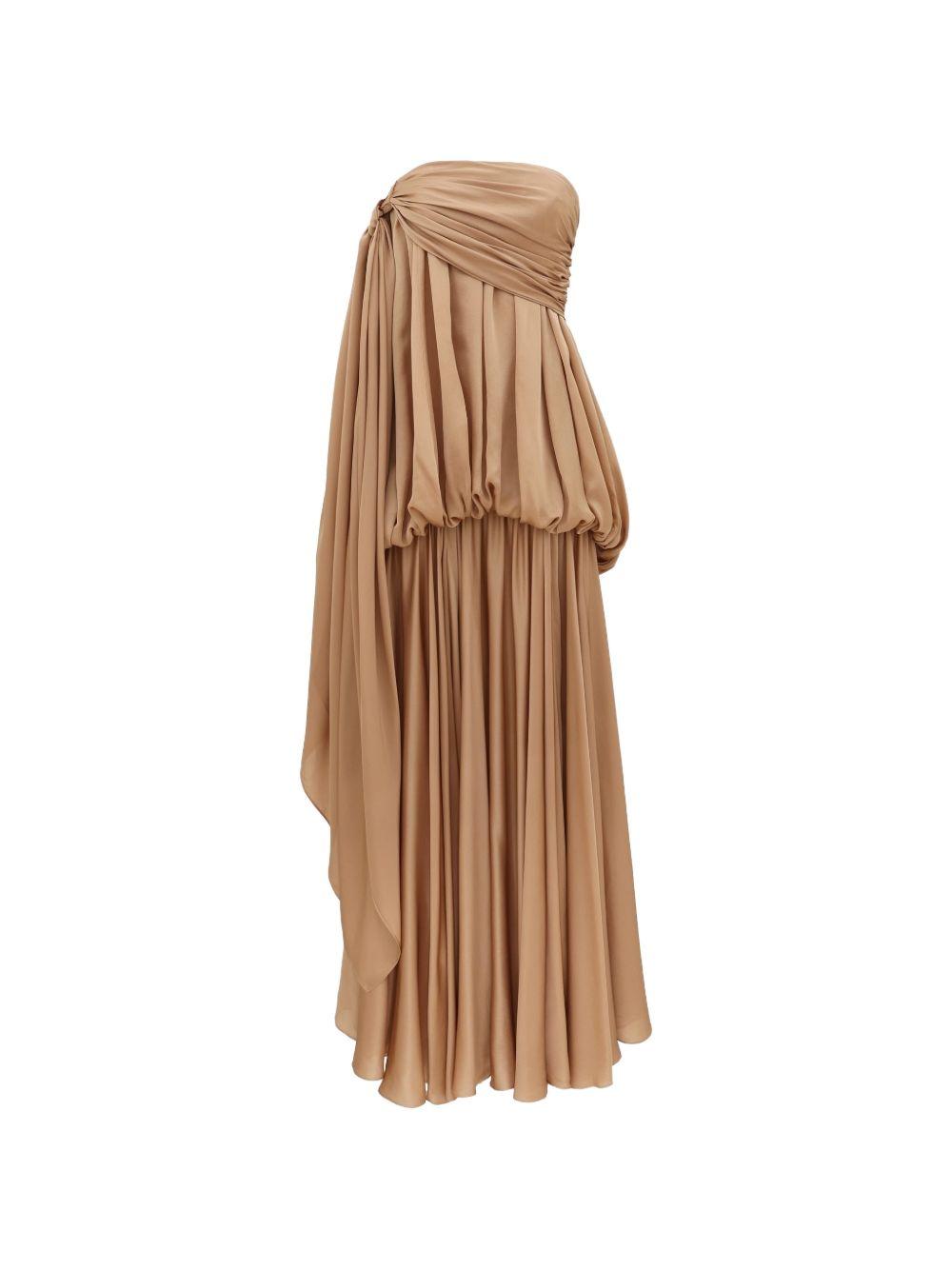 Abito maxi Alchemy Billow in beige 