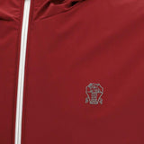 Giacca con cappuccio e zip in rosso Brunello cucinelli - uomo 