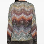 CARDIGAN MAXI CHEVRON-PATTERN MULTICOLOR MISSONI - DONNA 