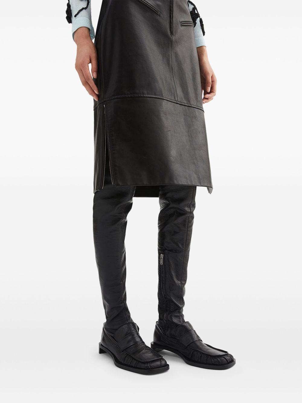 Stivali alla coscia in nero Jil sander - donna 