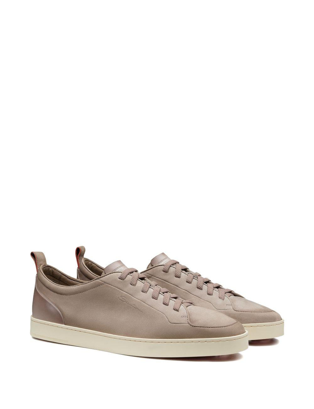 Sneakers con lacci in beige Santoni - uomo 