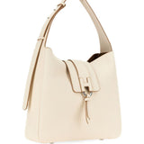 Borsa a spalla con fibbia H in avorio Hogan - donna 