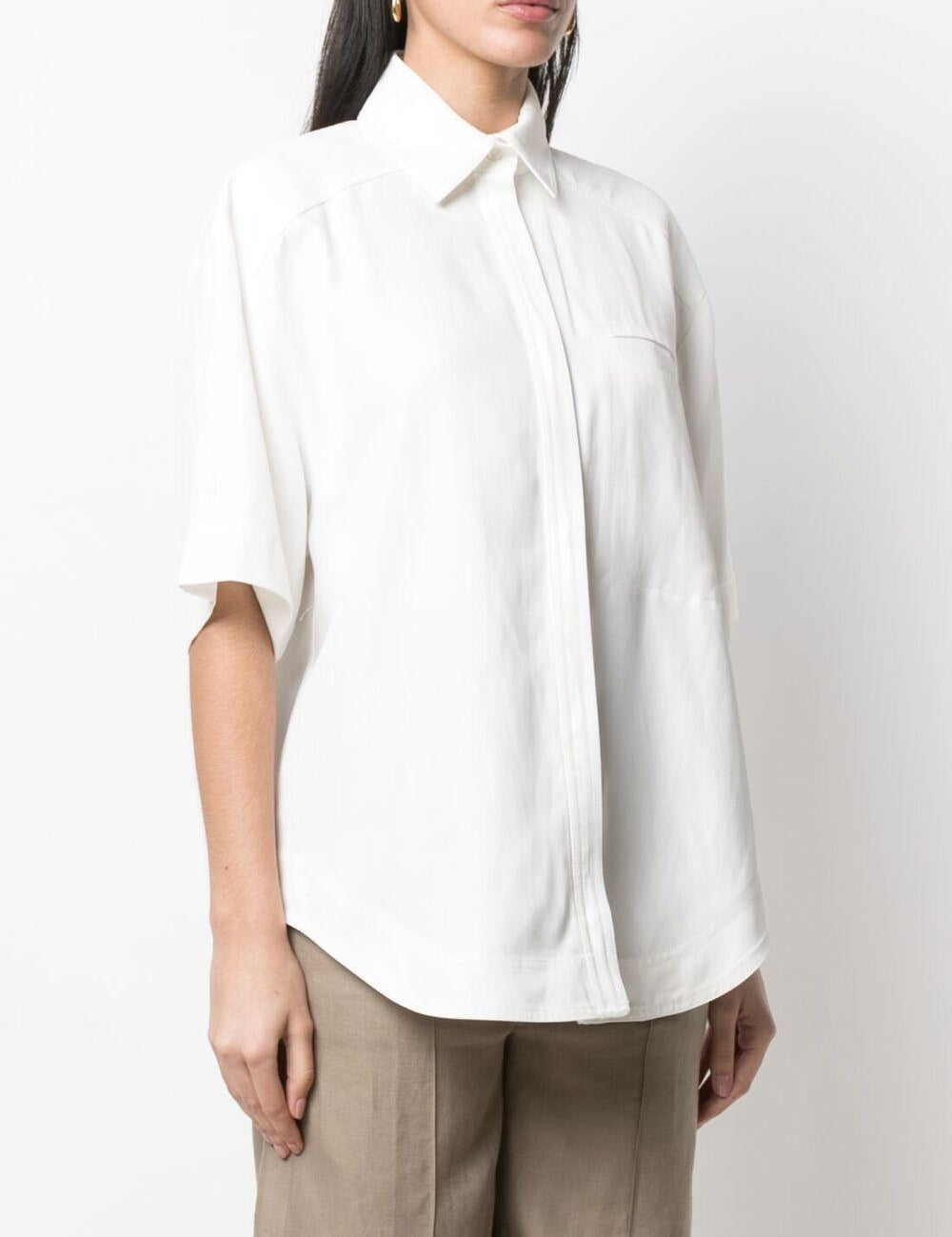 Camicia Moheli in bianco Loulou De Saison - donna 