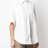 Camicia Moheli in bianco Loulou De Saison - donna 