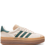 Sneakers gazelle bold in verde e beige 