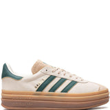 Sneakers gazelle bold in verde e beige 