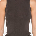 Top a coste in marrone Rick owens - donna 