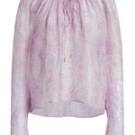 Blusa a fiori in rosa Alberta Ferretti - donna 