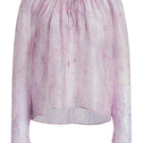 Blusa a fiori in rosa Alberta Ferretti - donna 