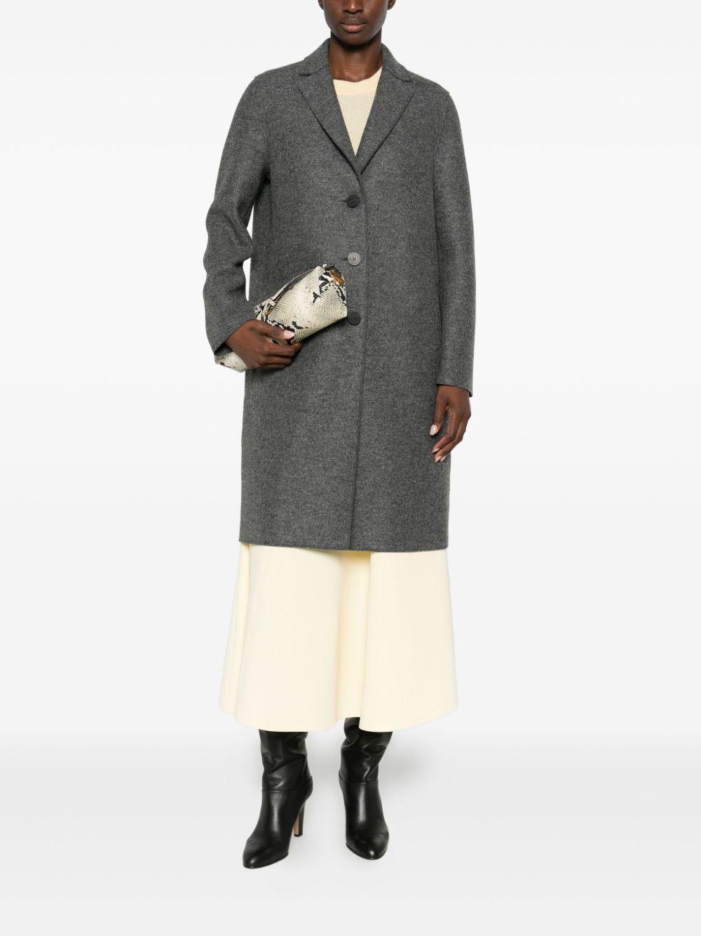 Cappotto monopetto in grigio Harris wharf london - donna 