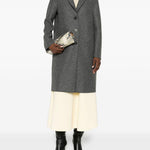Cappotto monopetto in grigio Harris wharf london - donna 