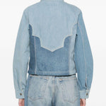 Giacca patchwork con bottoni in blu Levi's blue tab - donna 