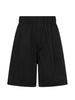 Men's Laneus black elasticated waist shorts with pockets