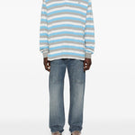 Polo a righe in blu Erl - unisex 