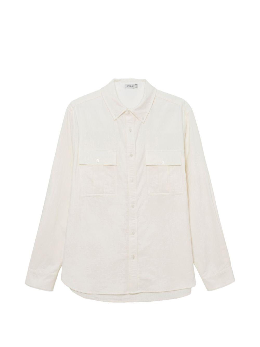 CAMICIA CON TASCHE PARKES  IN AVORIO SIMKHAI - UOMO 