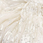 Abito da sera con paillettes goldfinger 007 in avorio Jenny packham - donna 