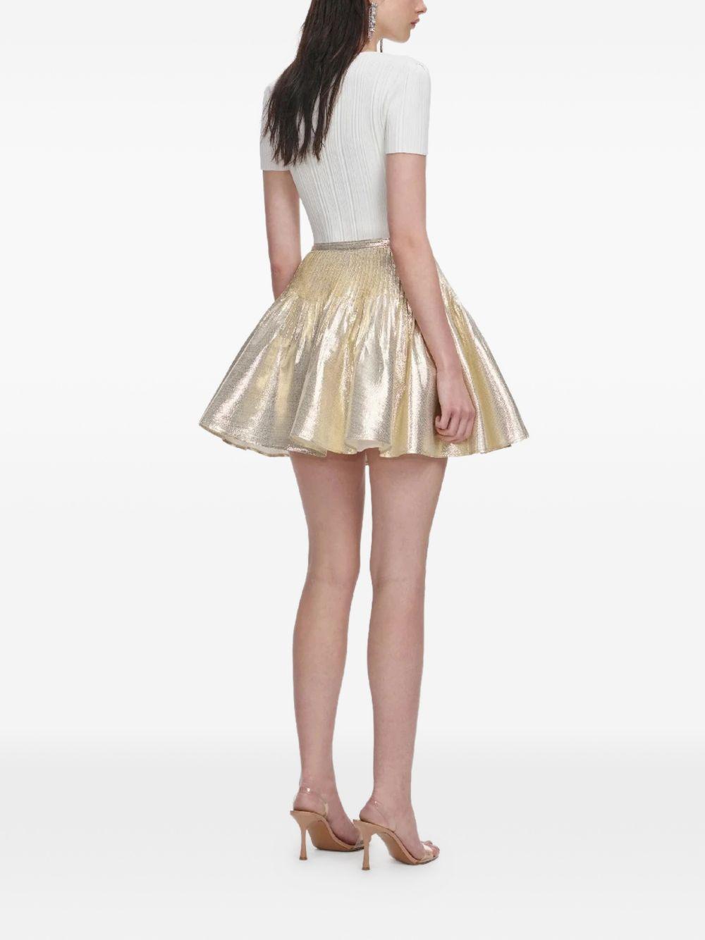 Top con finiture in pizzo in bianco Self-portrait - donna 