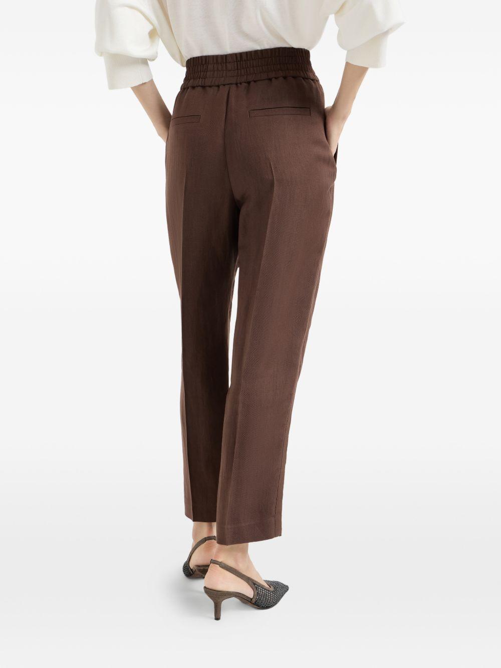 Pantaloni ampi in nero Brunello cucinelli - donna 