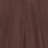 Shorts con bottoni in marrone Antonelli - donna 