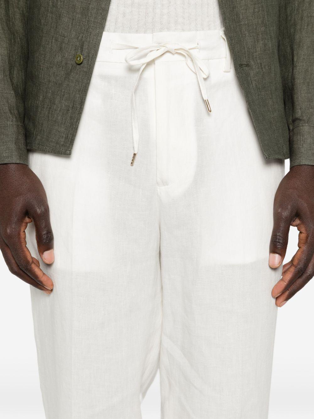 Pantaloni con coulisse Covent in bianco Briglia 1949 - uomo 