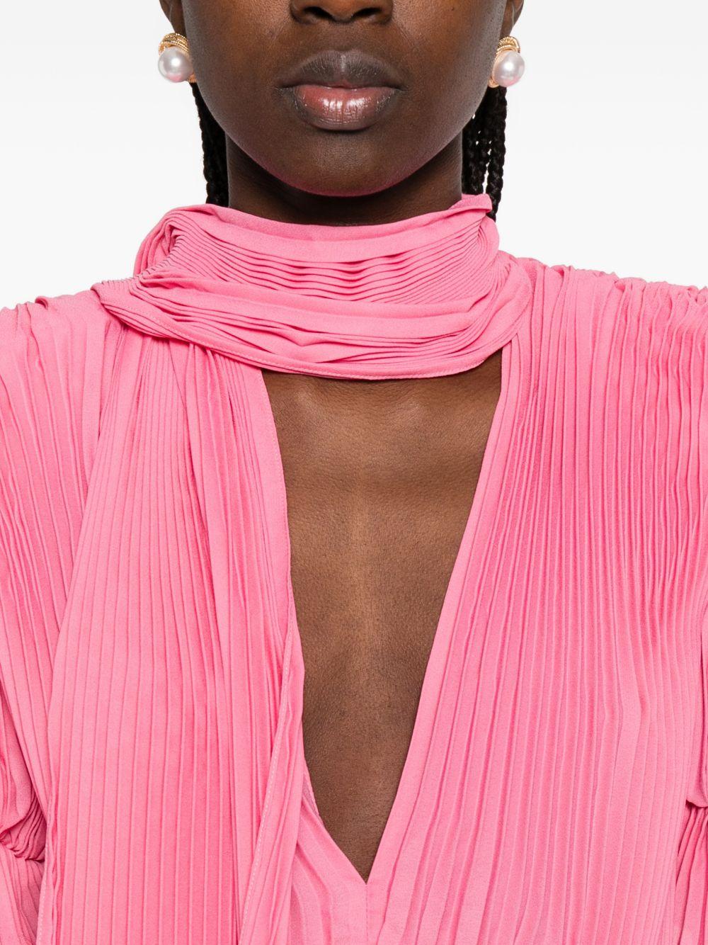 Top con ruches in rosa Rowen rose - donna 