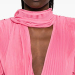 Top con ruches in rosa Rowen rose - donna 