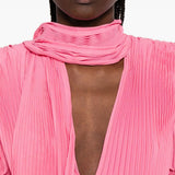 Top con ruches in rosa Rowen rose - donna 