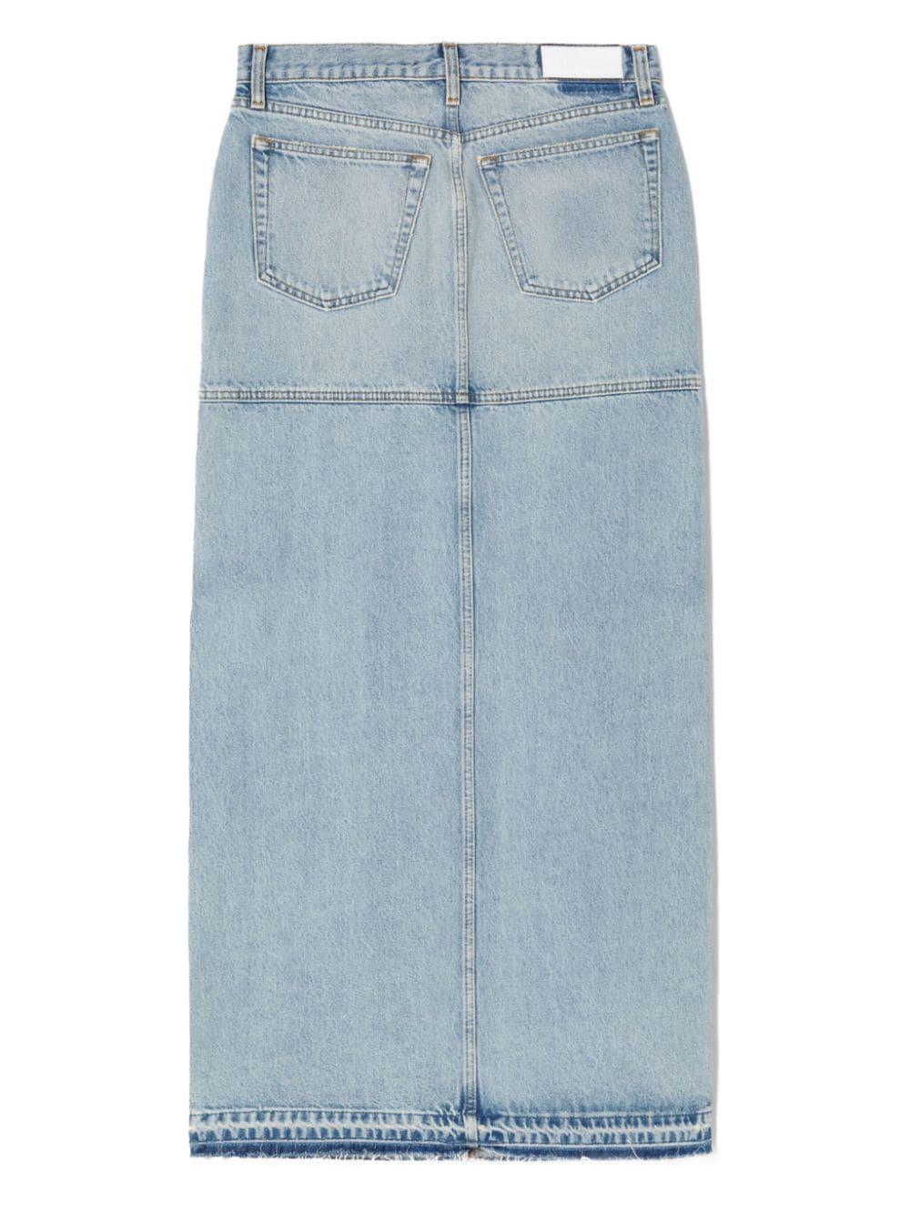 Gonna denim in blu - donna 