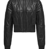 Giacca crop geocamo in nero Rick Owens x Moncler - unisex 