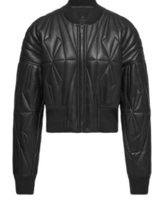 Giacca crop geocamo in nero Rick Owens x Moncler - unisex 