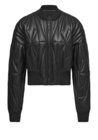 Giacca crop geocamo in nero Rick Owens x Moncler - unisex 